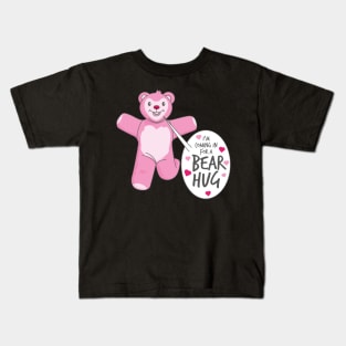 Coming in for a bear hug Kids T-Shirt